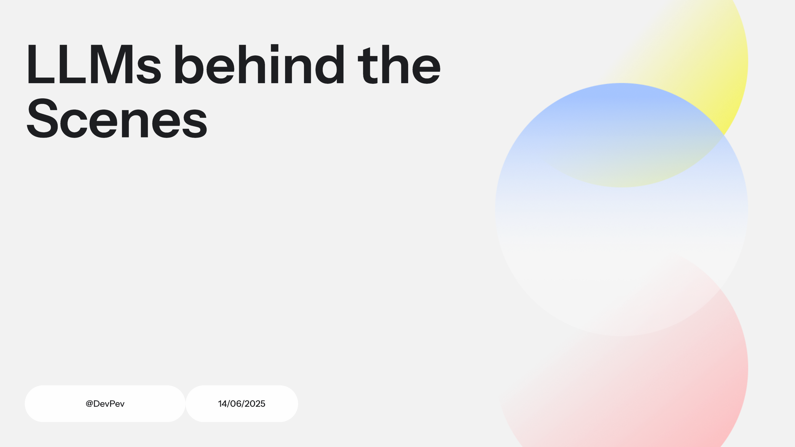 LLMs behind the Scenes by Khurshidbek Kobilov